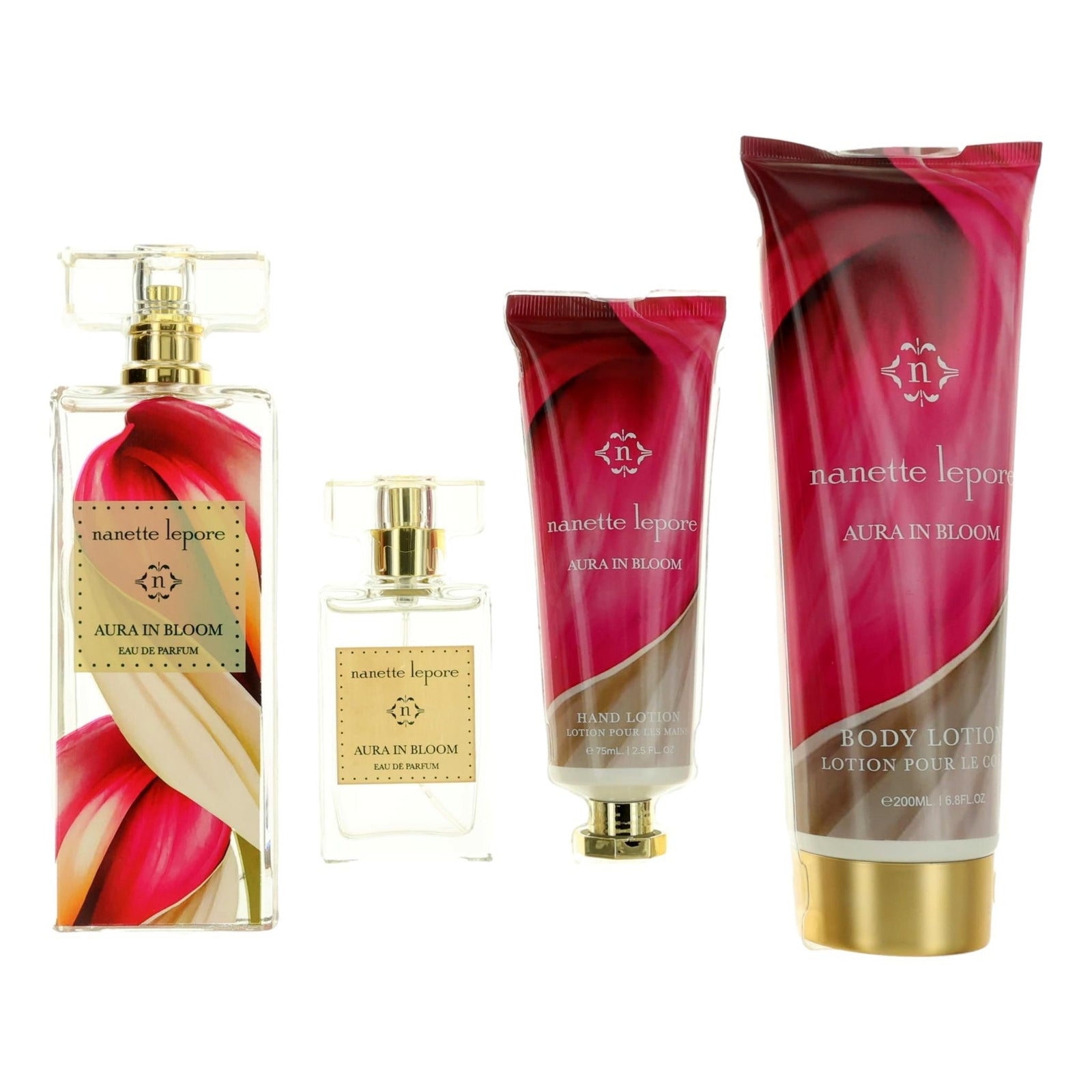 Aura In Bloom By Nanette Lepore, 4 Piece Gift Set For Women - Rochan Shop