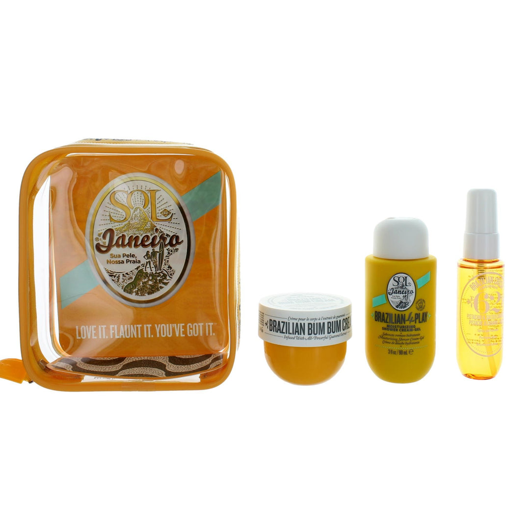 Bum Bum Jet Set By Sol De Janeiro, 3 Piece Gift Set