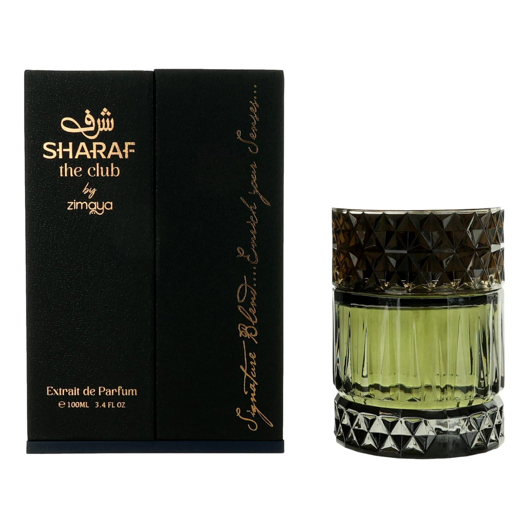 Sharaf The Club By Zimaya, 3.4 Oz Extrait De Parfum For Unisex