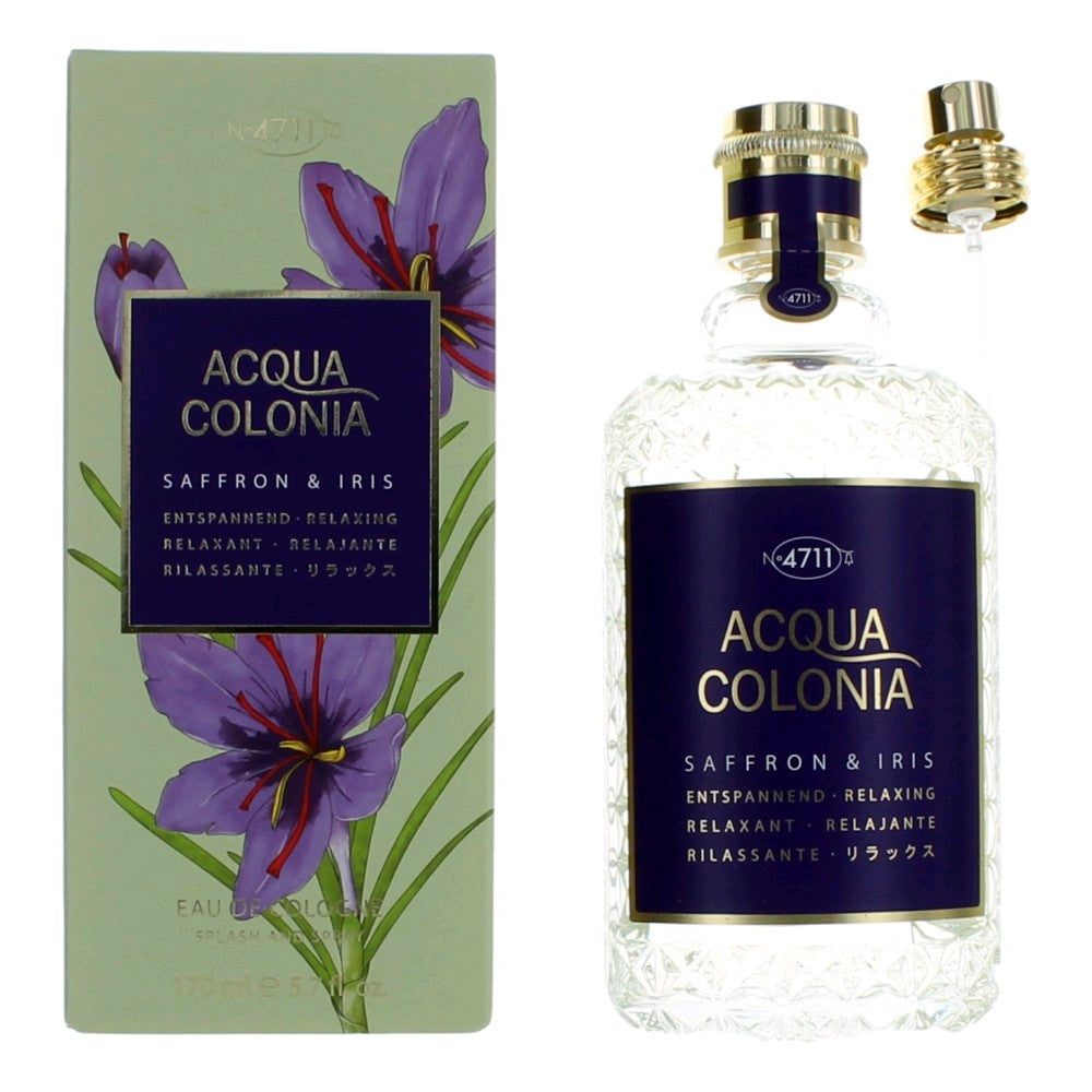 Acqua Colonia Saffron & Iris By 4711, 5.7oz Eau De Cologne Spray Women