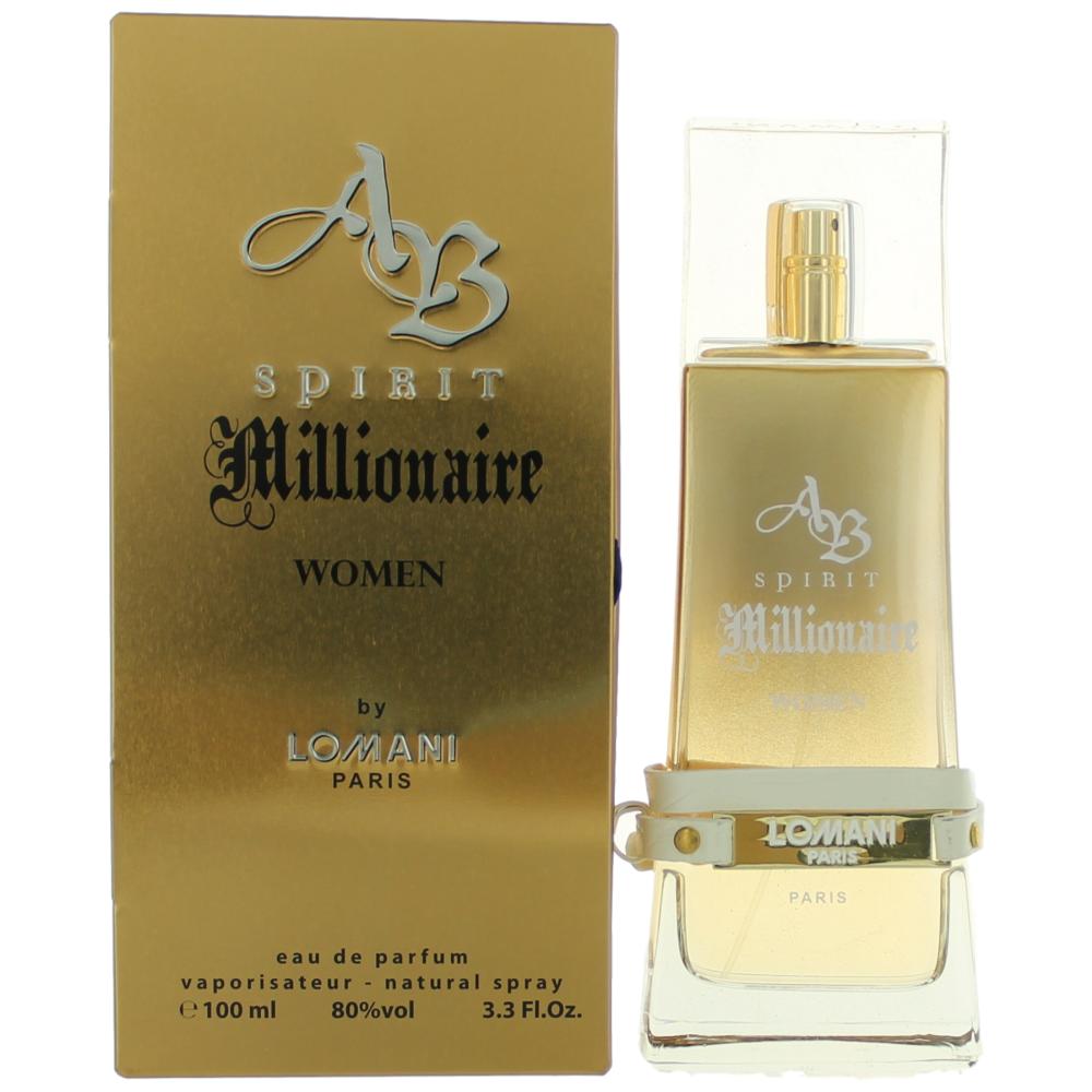 Ab Spirit Millionaire By Lomani, 3.3 Oz Edp Spray For Women - Rochan Shop