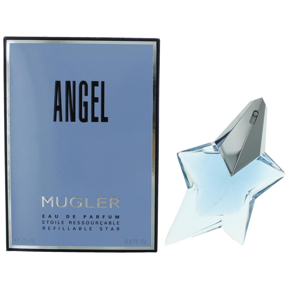 Angel By Thierry Mugler, 0.8 Oz Edp Spray Refillable For Women