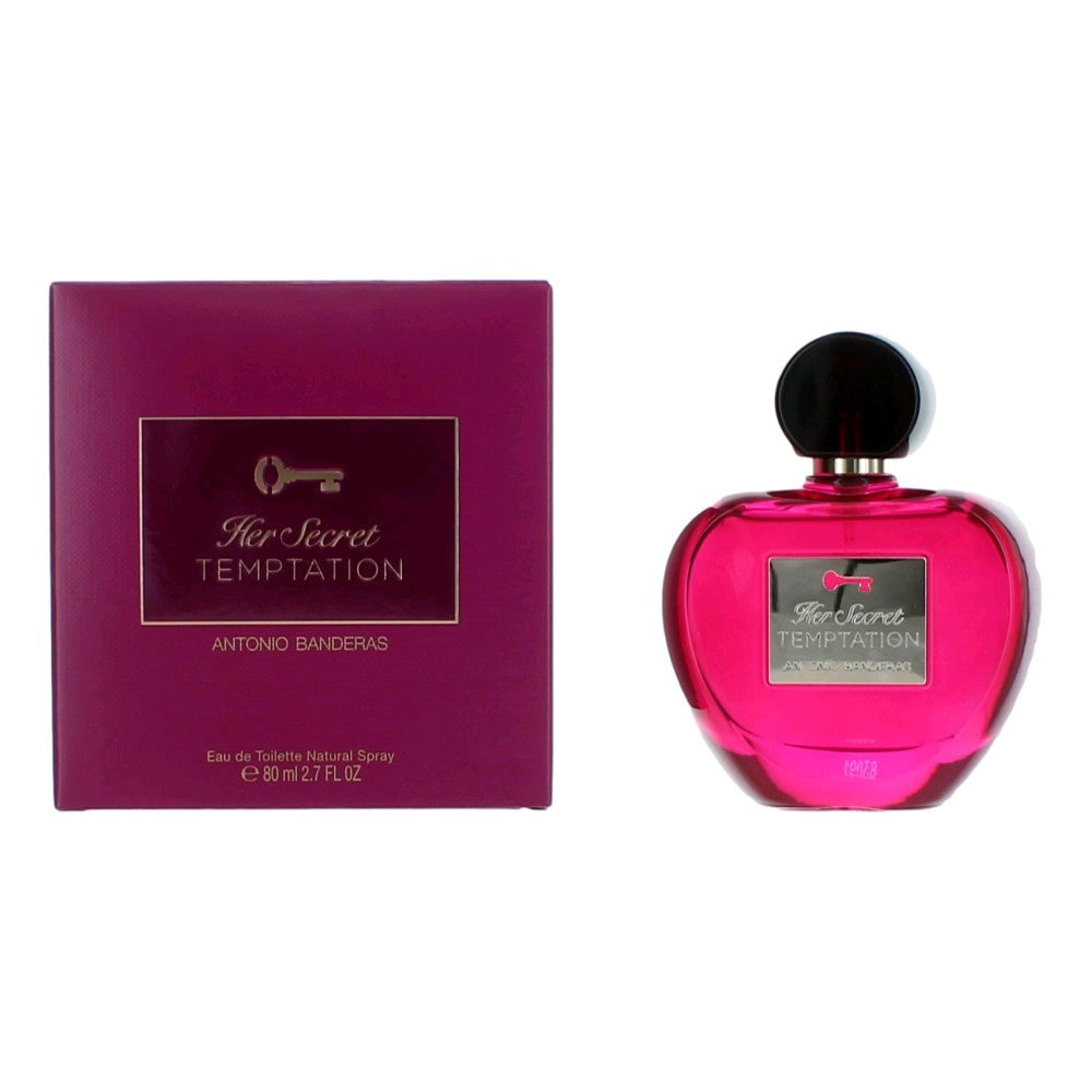 Her Secret Temptation By Antonio Banderas, 2.7 Oz Edt Spray For Women