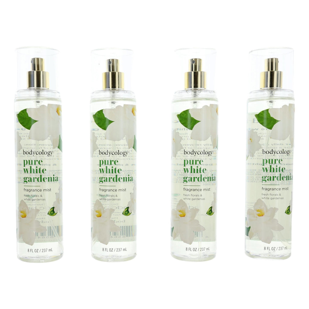 Pure White Gardenia By Bodycology, 4 Pack 8oz Fragrance Mist Women