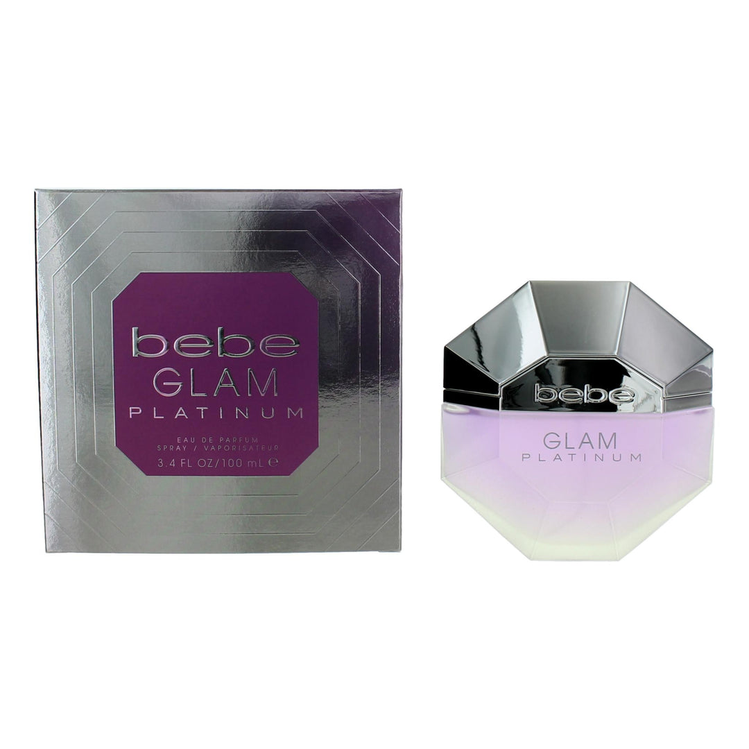 Bebe Glam Platinum By Bebe, 3.4 Oz Edp Spray For Women