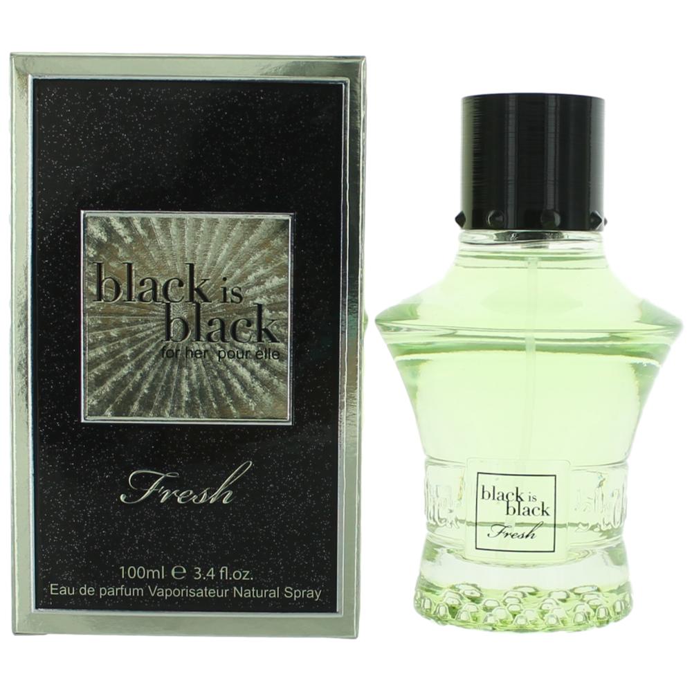 Black Is Black Fresh By Nu Parfums, 3.4 Oz Edp Spray For Women