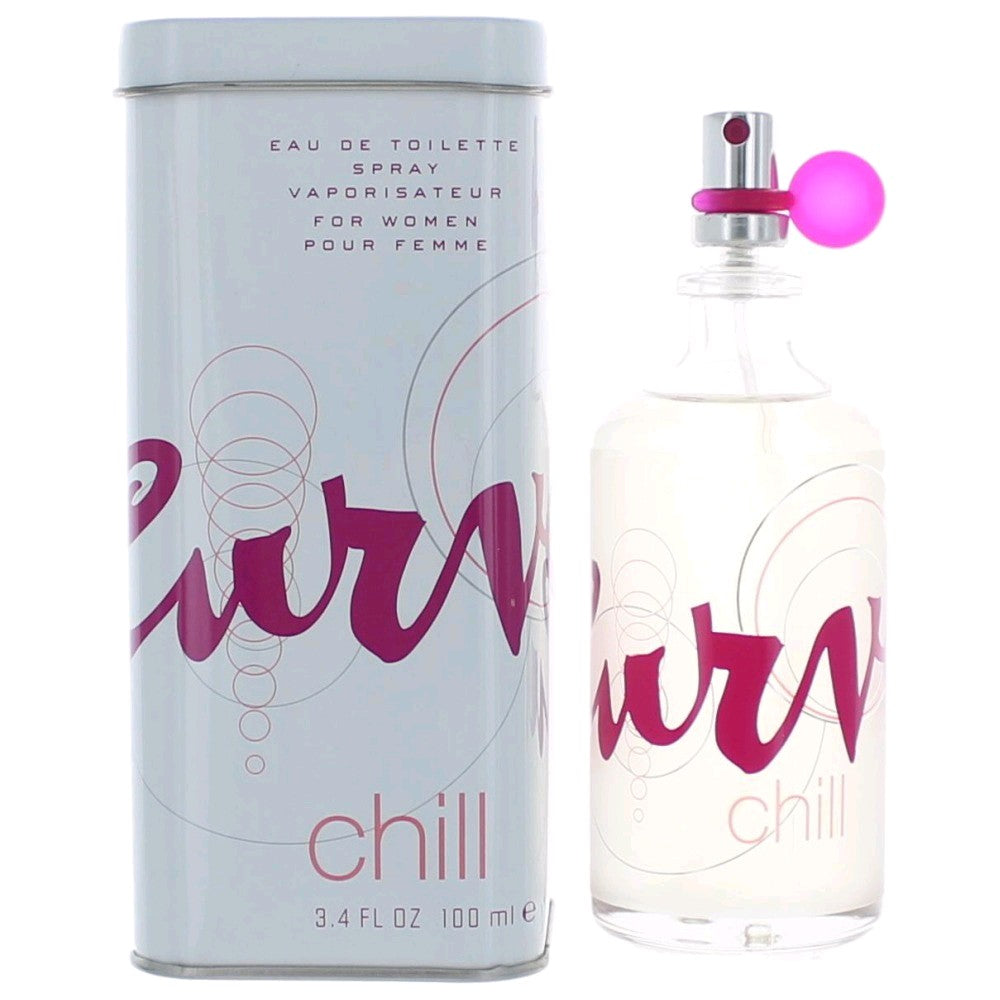 Curve Chill By Liz Claiborne, 3.4 Oz Edt Spray For Women