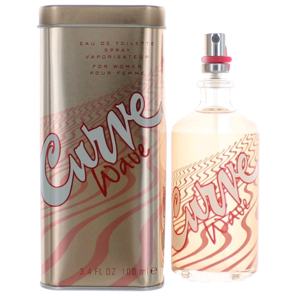 Curve Wave By Liz Claiborne, 3.4 Oz Edt Spray For Women - Rochan Shop