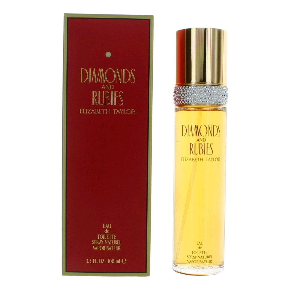 Diamonds & Rubies By Elizabeth Taylor, 3.3 Oz Edt Spray For Women