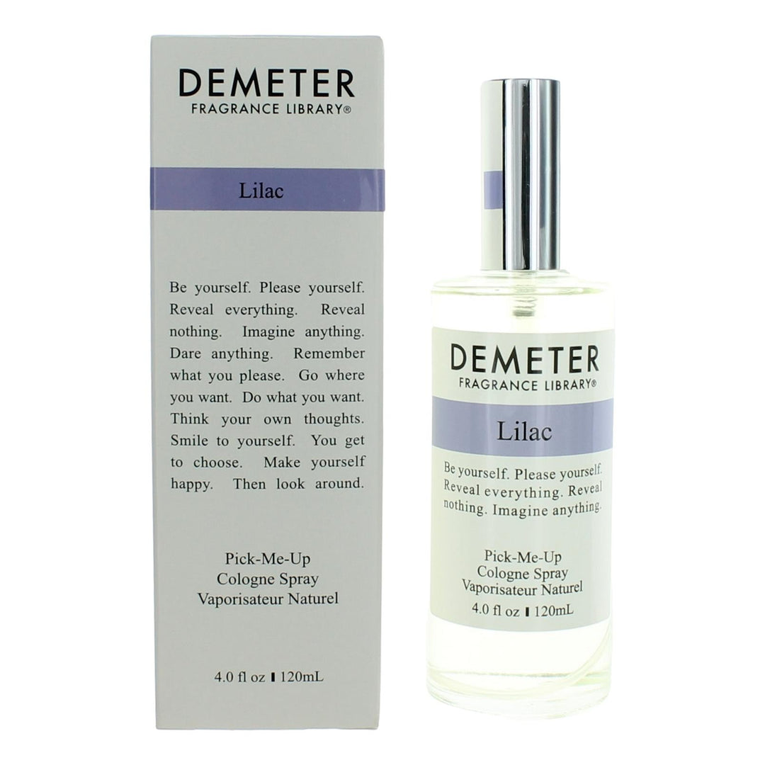 Lilac By Demeter, 4 Oz Pick Me Up Cologne Spray For Women