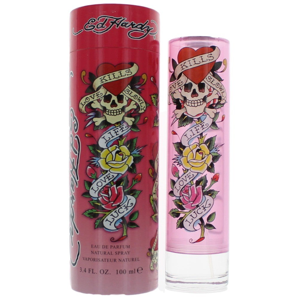 Ed Hardy By Christian Audigier, 3.4 Oz Edp Spray For Women