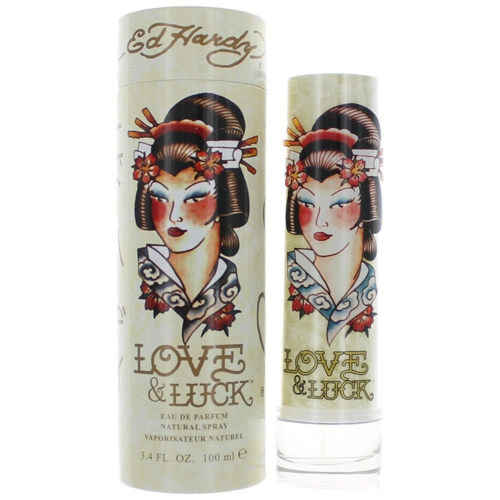 Ed Hardy Love & Luck By Christian Audigier, 3.4 Oz Edp Spray For Women