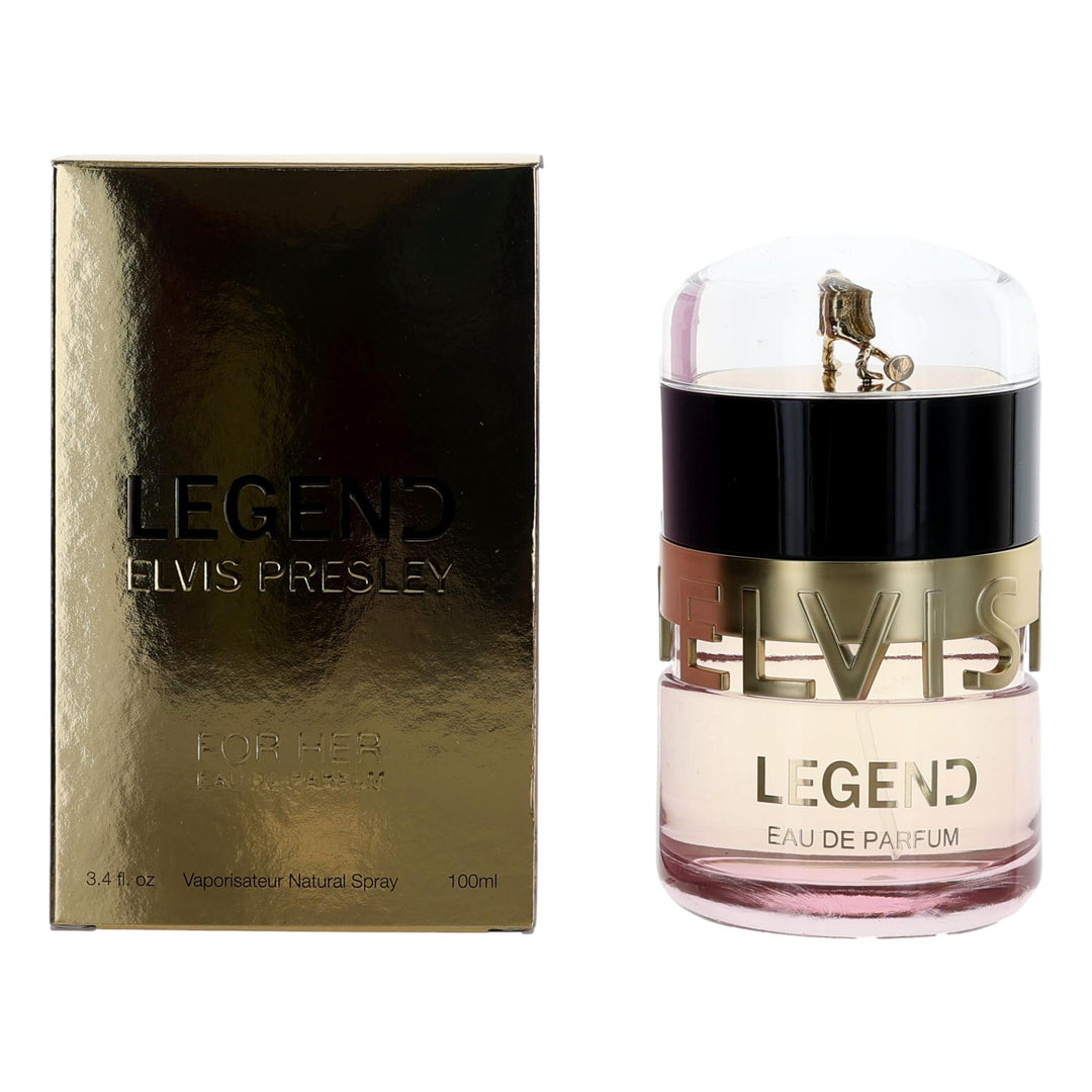 Legend For Her By Elvis Presley, 3.4 Oz Edp Spray For Women