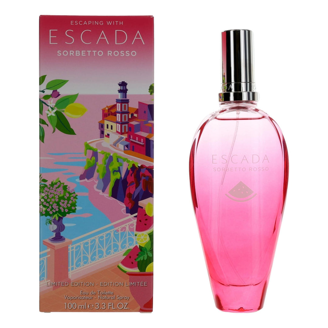 Escada Sorbetto Rosso By Escada, 3.3oz Edt Spray Women Limited Edition