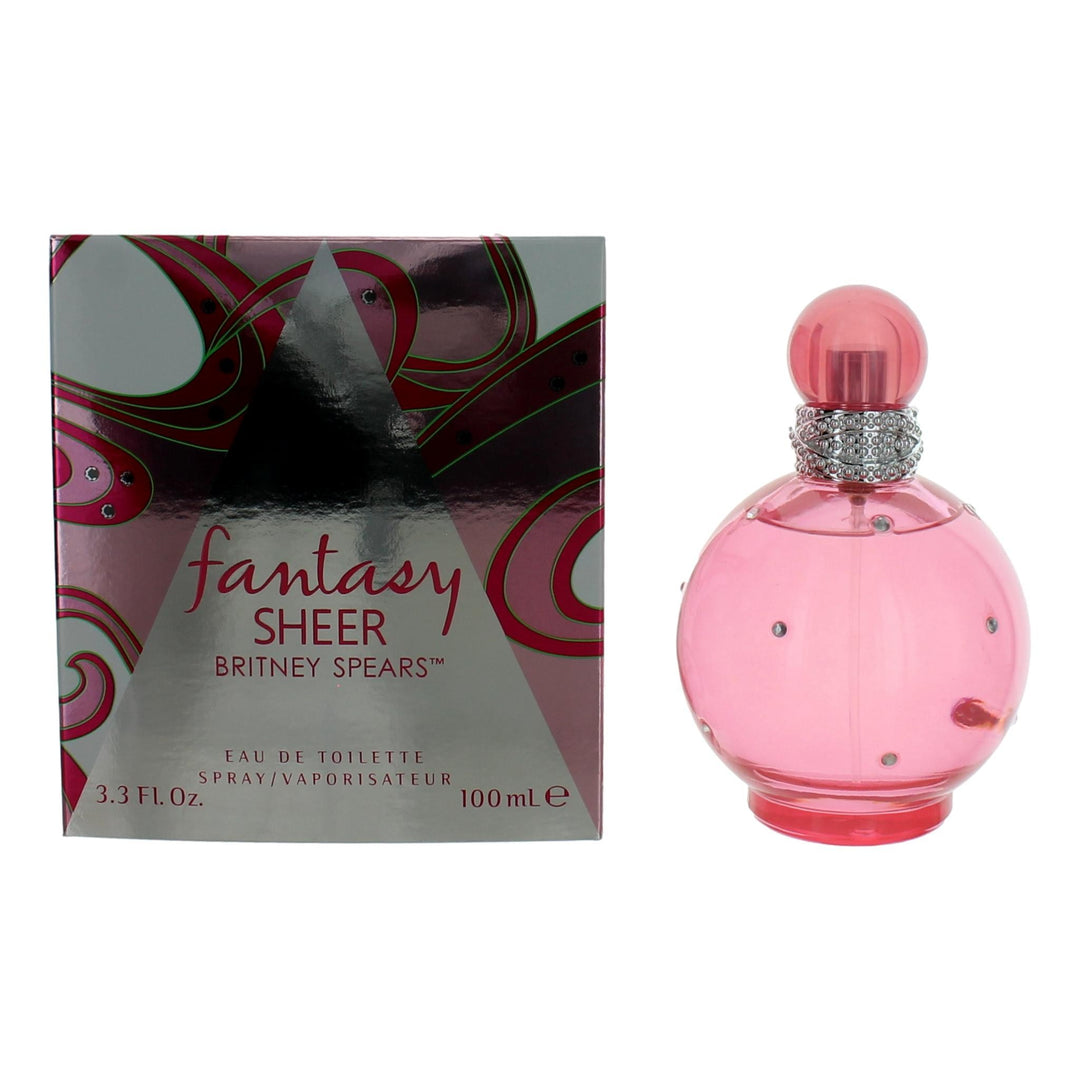 Fantasy Sheer By Britney Spears, 3.3 Oz Edt Spray For Women