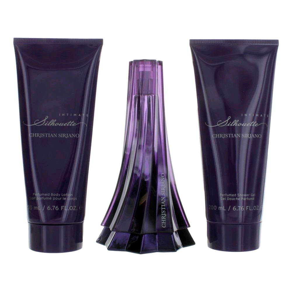 Intimate Silhouette By Christian Siriano, 3 Piece Gift Set For Women