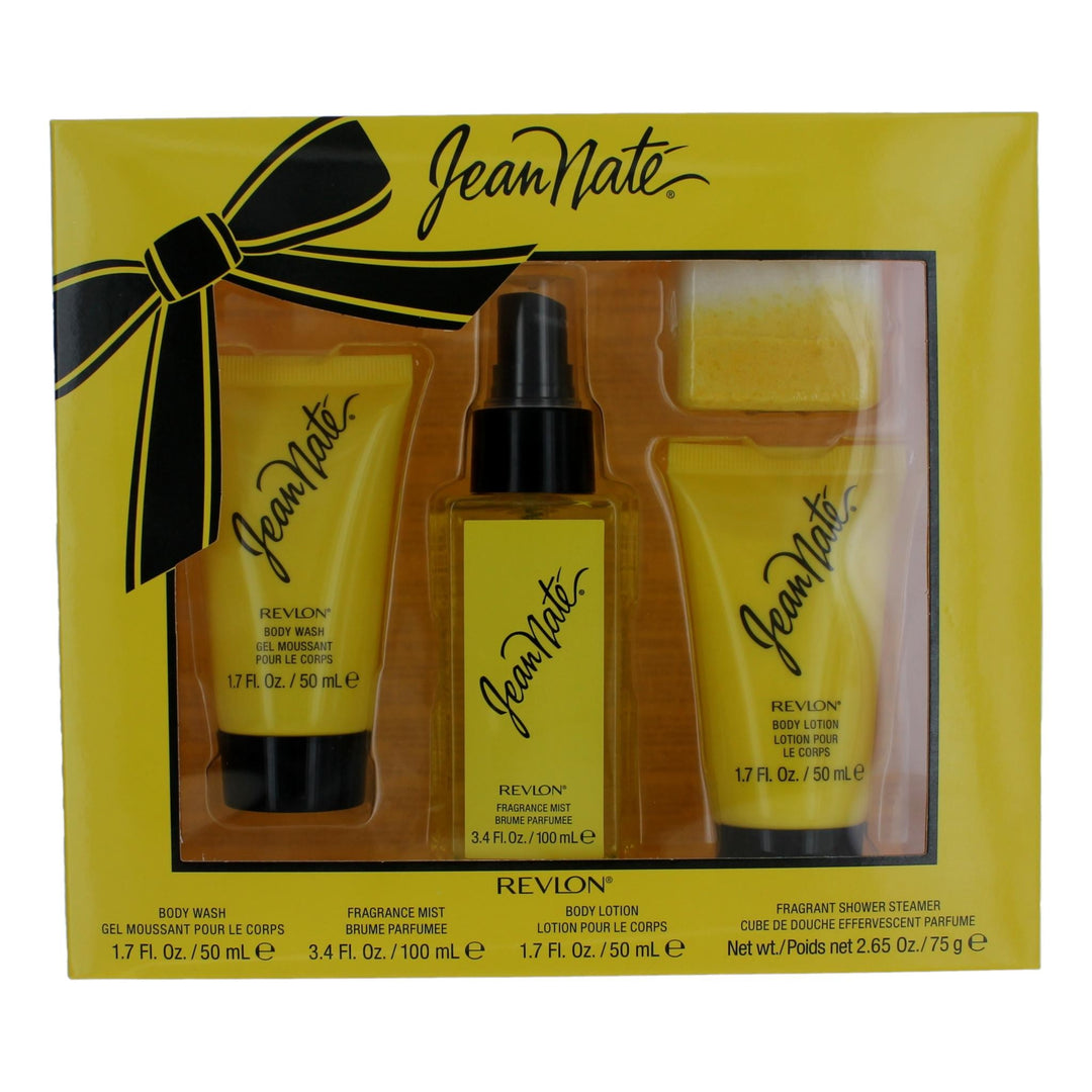 Jean Nate By Revlon, 4 Piece Gift Set For Women