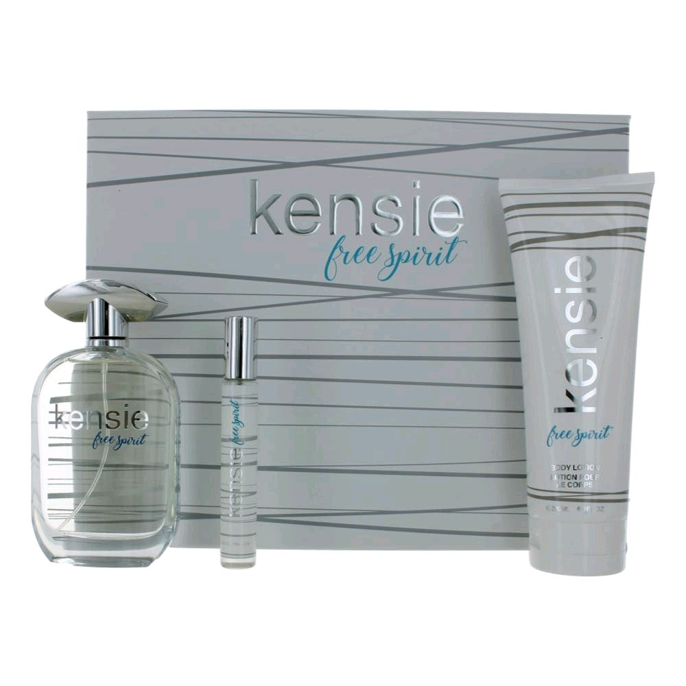 Kensie Free Spirit By Kensie, 3 Piece Gift Set For Women