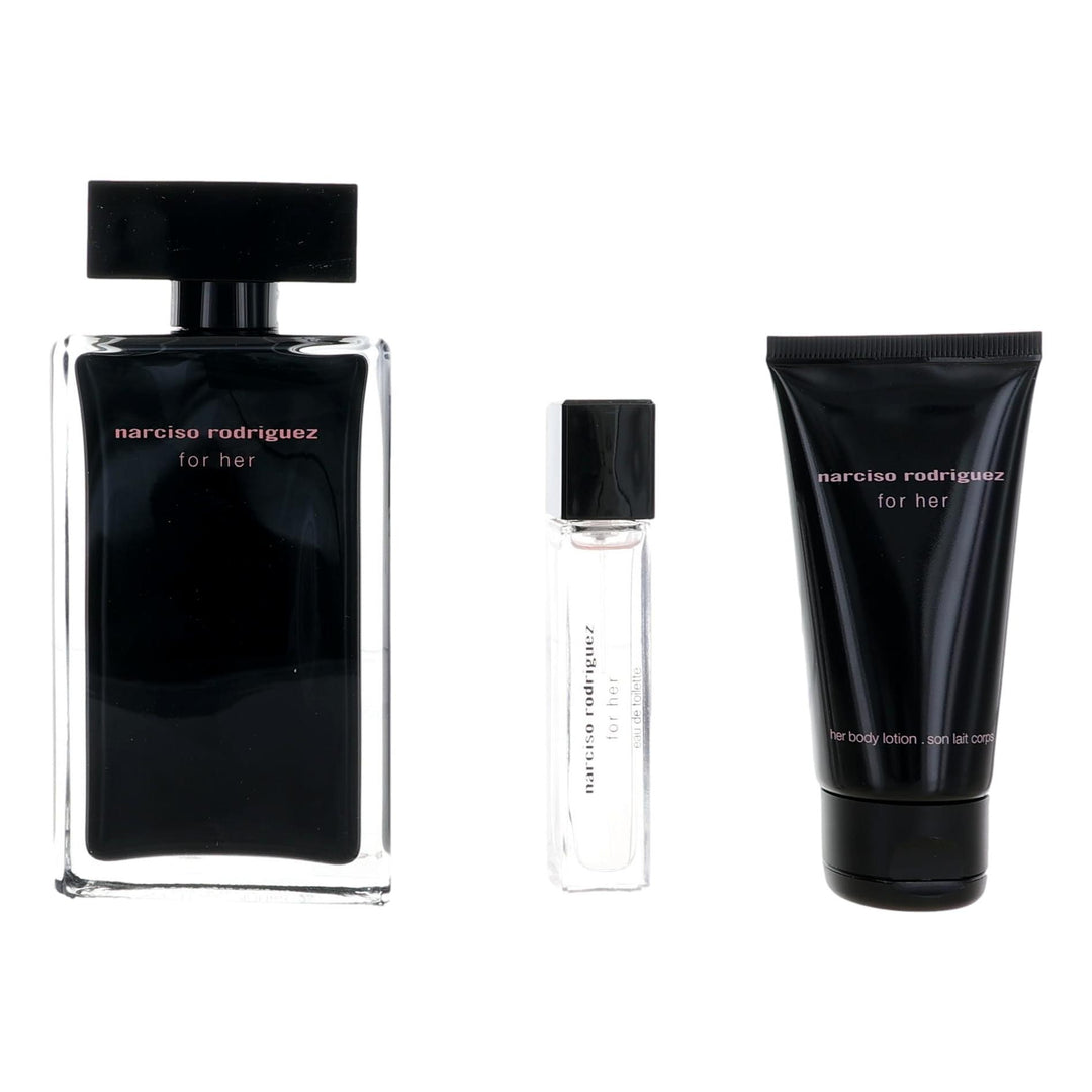 Narciso Rodriguez By Narciso Rodriguez, 3 Piece Gift Set For Women