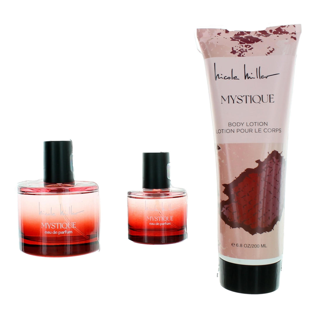 Mystique By Nicole Miller, 3 Piece Gift Set For Women - Rochan Shop