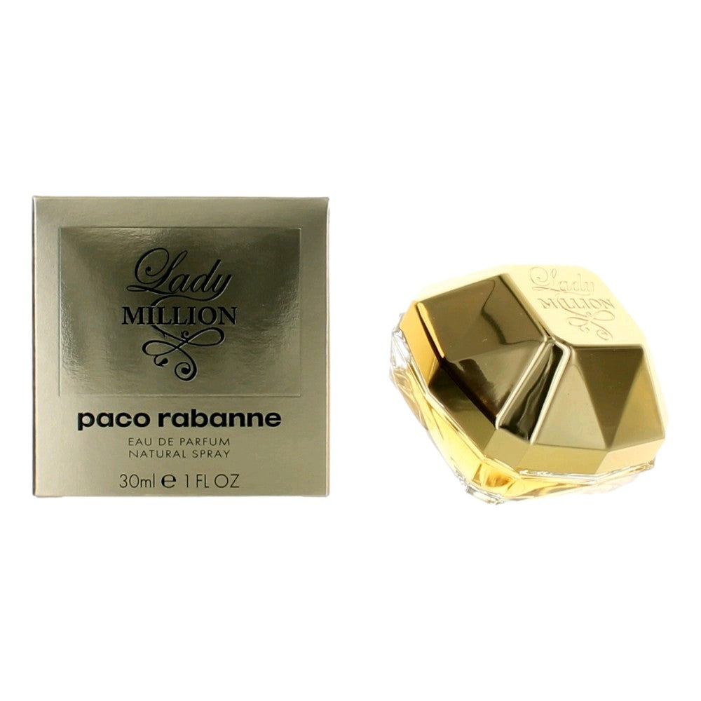 Lady Million By Paco Rabanne, 1 Oz Edp Spray For Women