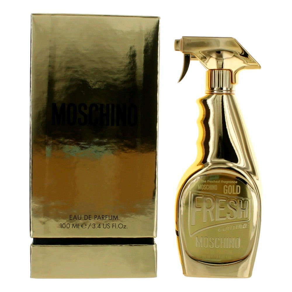 Moschino Gold Fresh Couture By Moschino, 3.4 Oz Edp Spray For Women