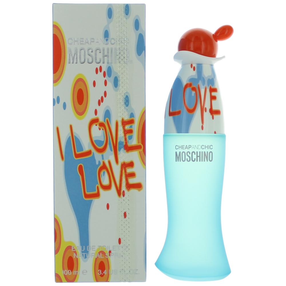 I Love Love Cheap & Chic By Moschino, 3.4 Oz Edt Spray For Women