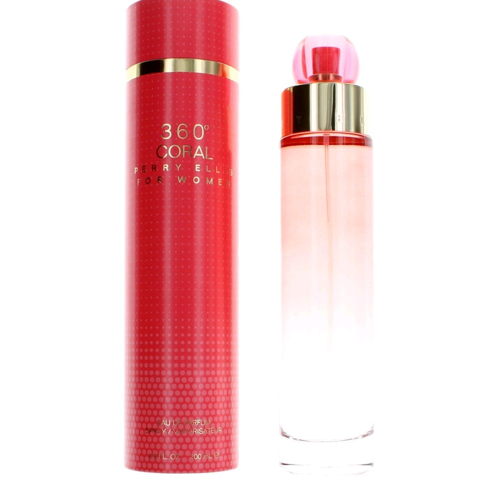 Perry Ellis 360 Coral By Perry Ellis, 6.8 Oz Edt Spray For Women