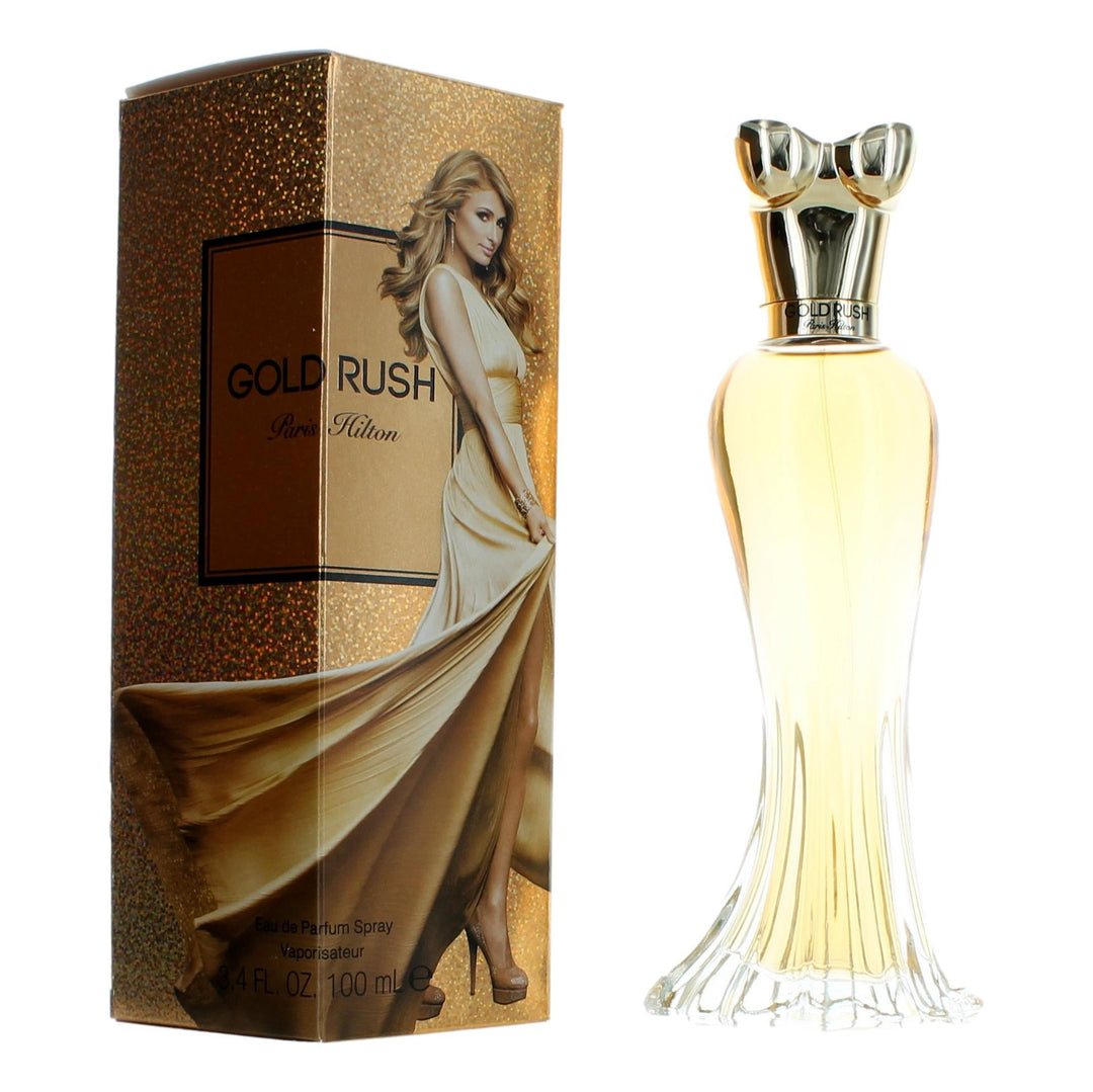 Gold Rush By Paris Hilton, 3.4 Oz Edp Spray For Women