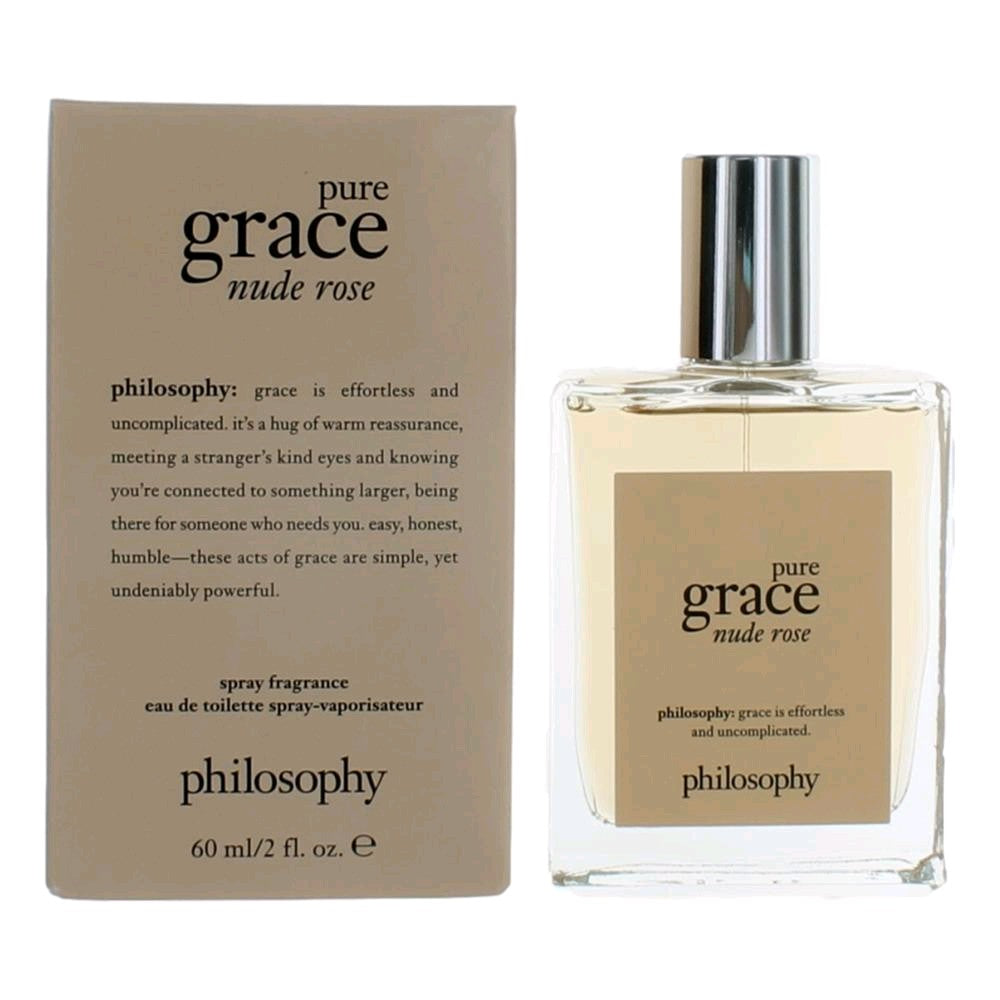 Pure Grace Nude Rose By Philosophy, 2 Oz Edt Spray For Women