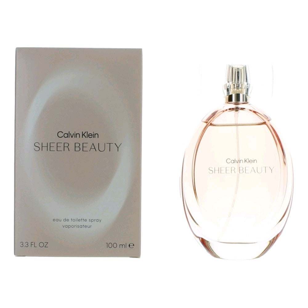 Sheer Beauty By Calvin Klein, 3.4 Oz Edt Spray For Women