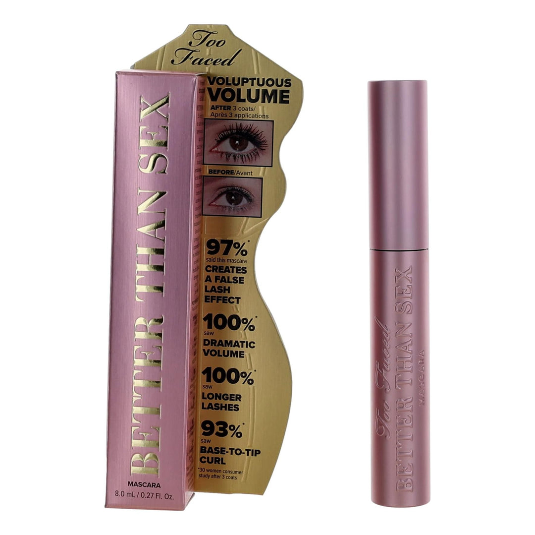 Too Faced Better Than Sex, .27oz Volumizing & Lengthening Mascara Black