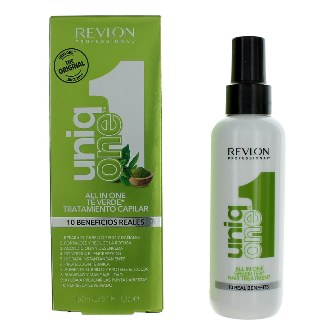 Uniq One All In One Green Tea Hair Treatment By Revlon, 5.1oz Hair Treatment