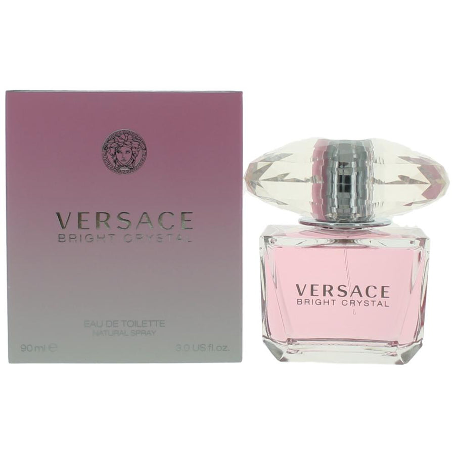 Versace Bright Crystal By Versace, 3 Oz Edt Spray For Women - Rochan Shop