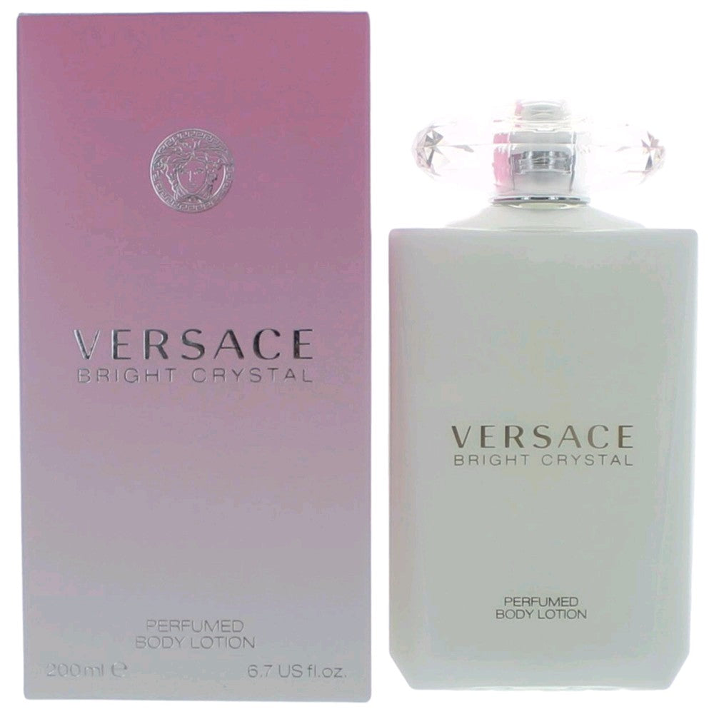 Versace Bright Crystal By Versace, 6.7oz Perfumed Body Lotion Women