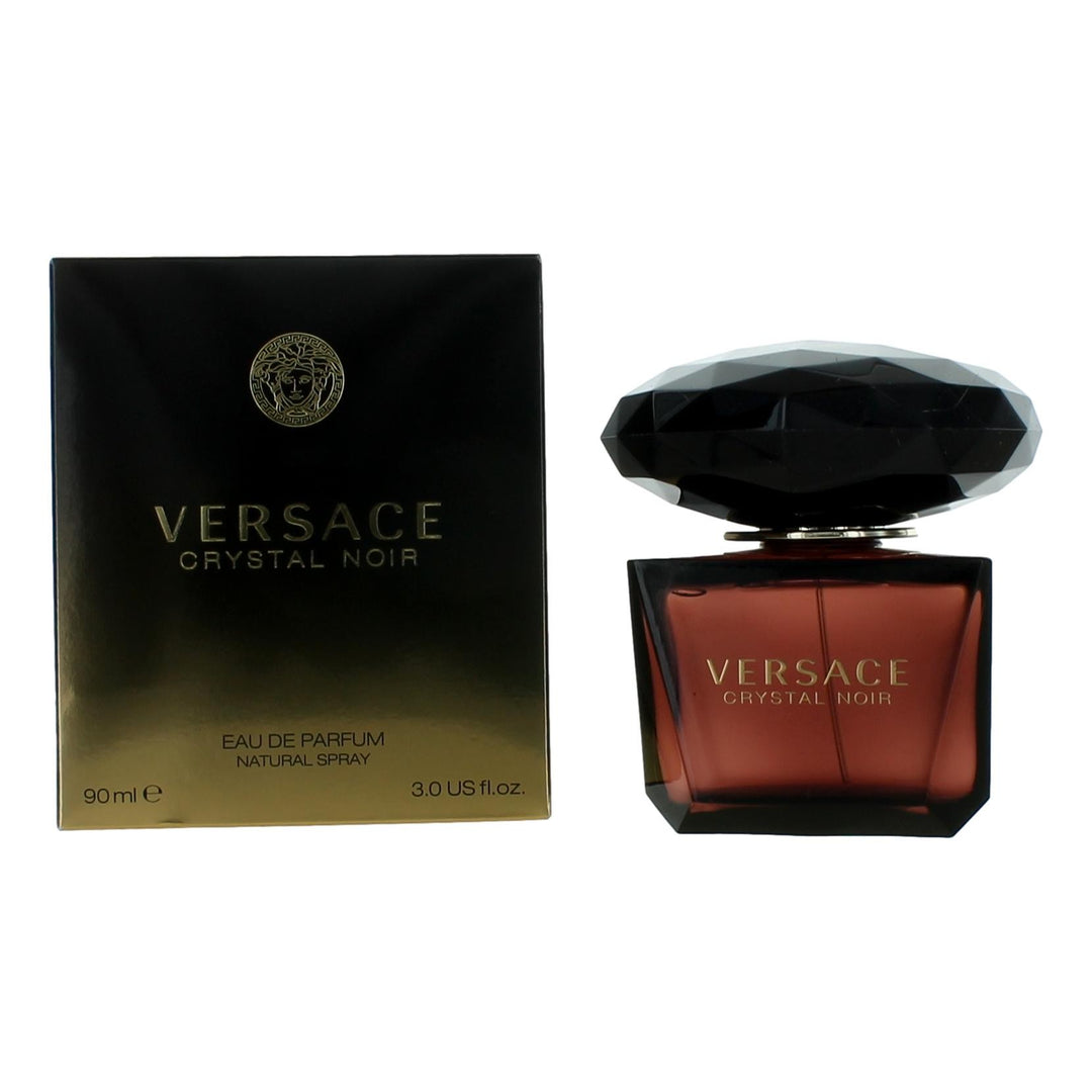 Versace Crystal Noir By Versace, 3 Oz Edp Spray For Women