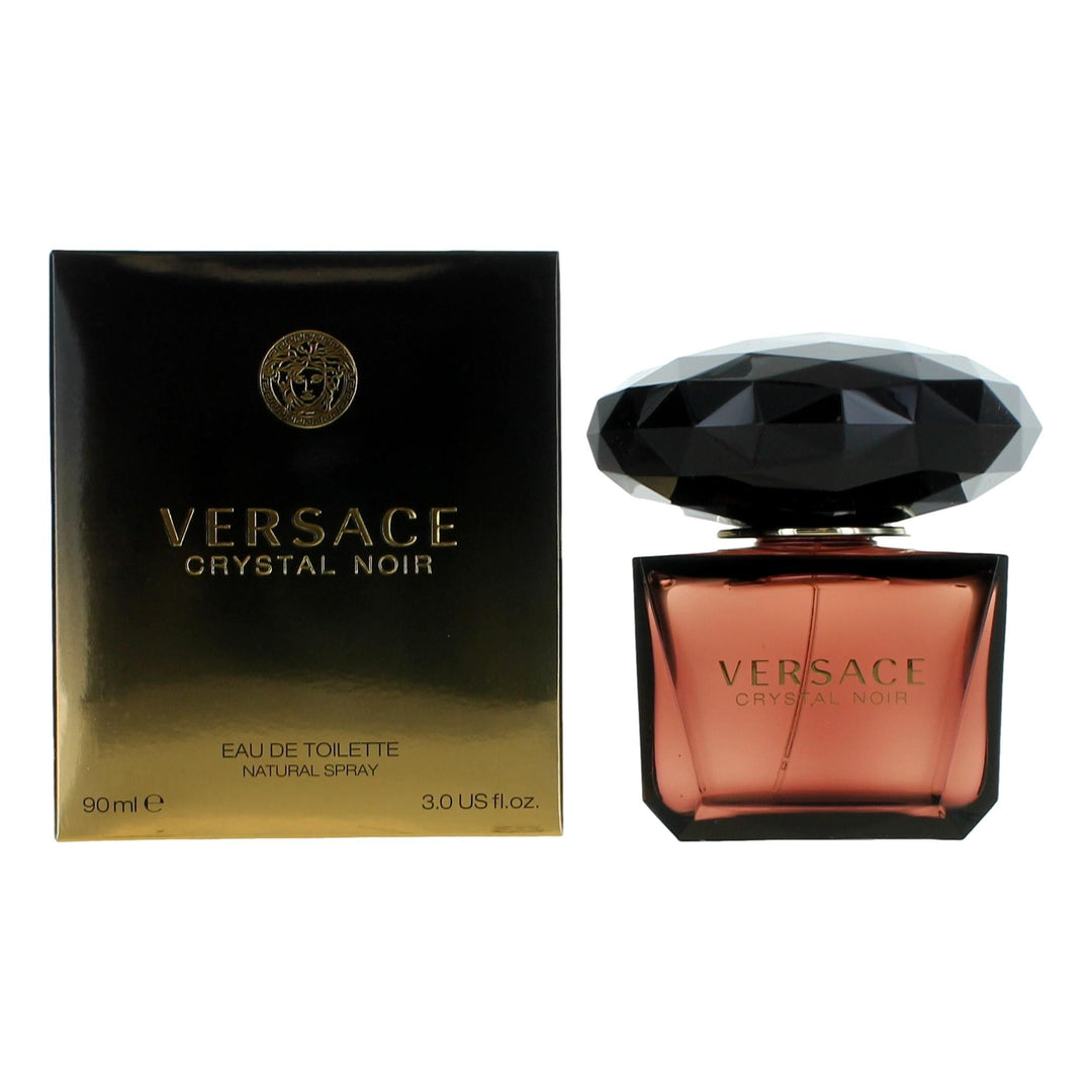 Versace Crystal Noir By Versace, 3 Oz Edt Spray For Women