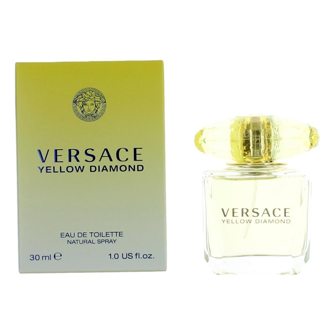 Versace Yellow Diamond By Versace, 1 Oz Edt Spray For Women - Rochan Shop