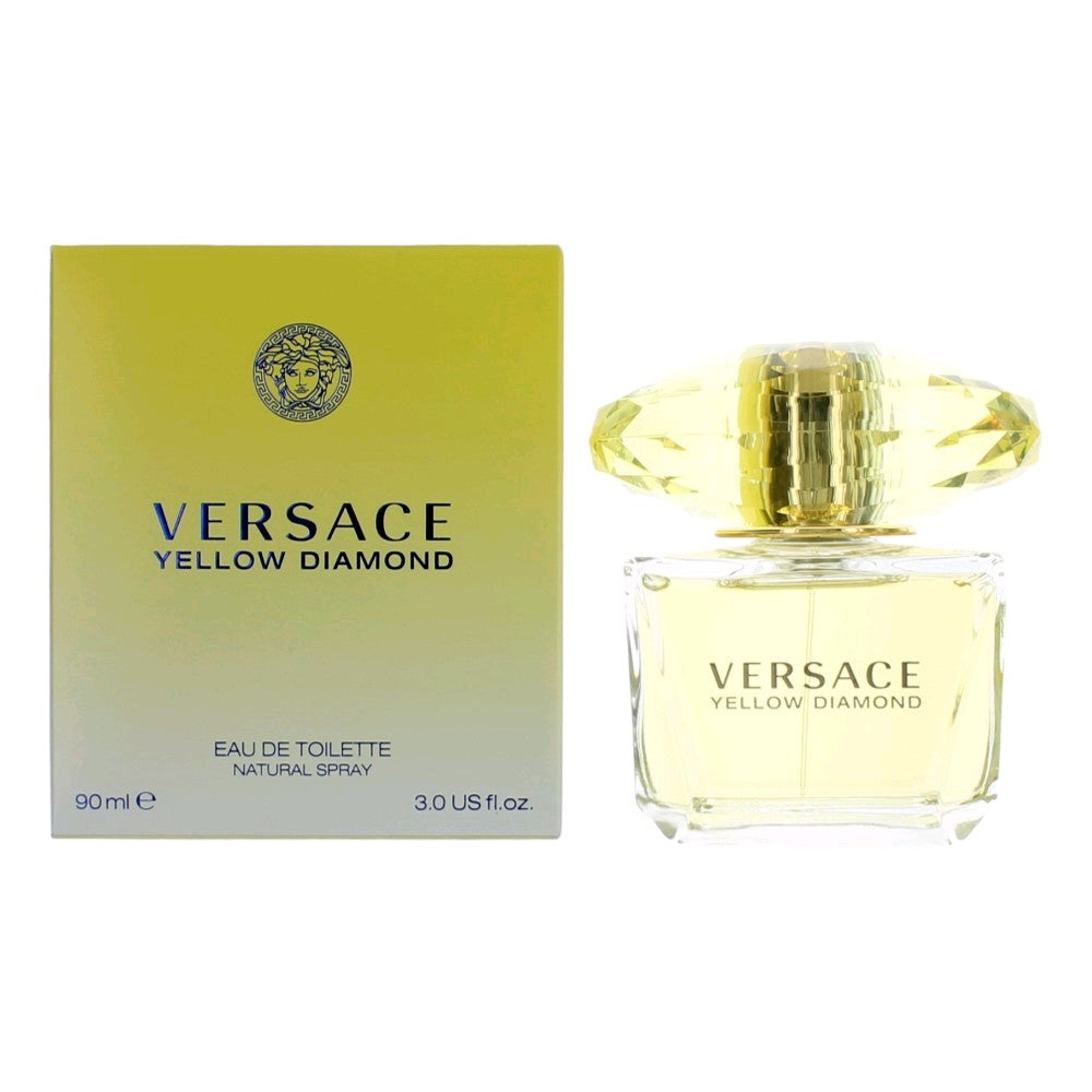 Versace Yellow Diamond By Versace, 3 Oz Edt Spray For Women