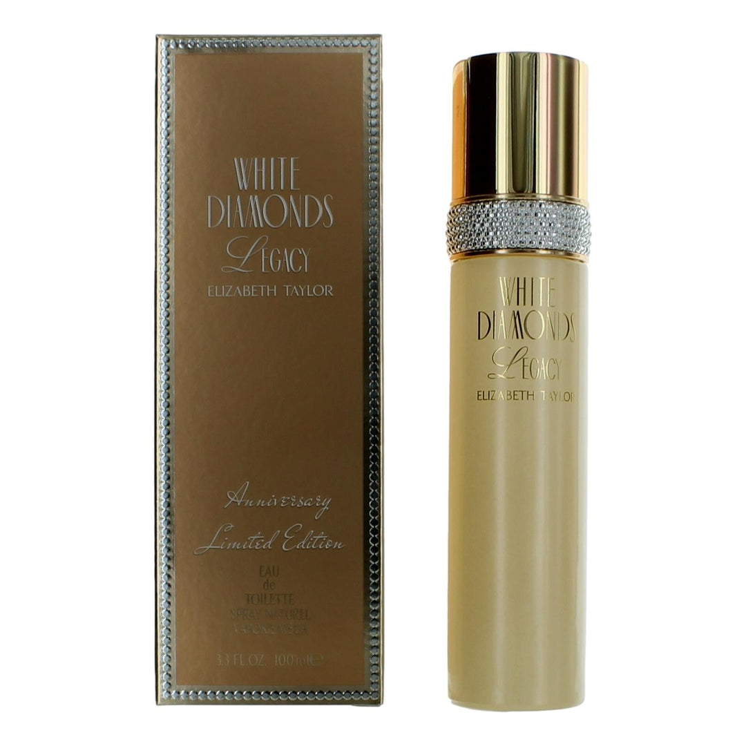 White Diamonds Legacy By Elizabeth Taylor, 3.3 Oz Edt Spray For Women