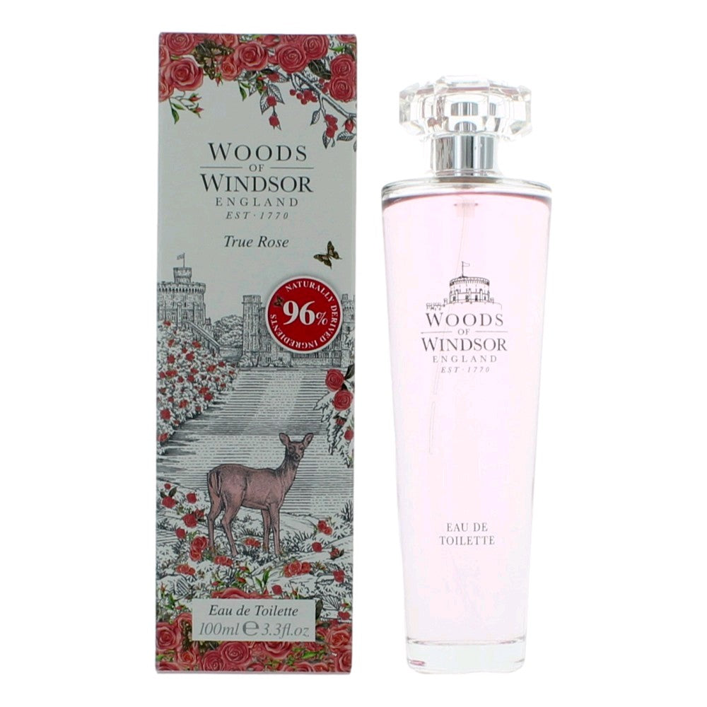 Woods Of Windsor True Rose By Woods Of Windsor, 3.3 Oz Edt Spray Women