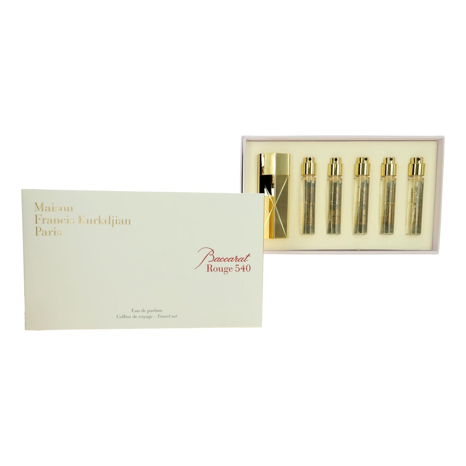 Baccarat Rouge 540 By Maison Francis Kurkdjian, 5 Piece Travel Set Women - Rochan Shop
