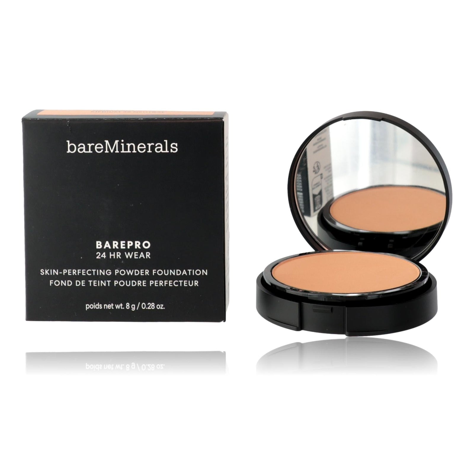 Bare Minerals Bare Pro 24 Hr Wear, .28oz Powder Foundation Medium 35 Neutral - Rochan Shop