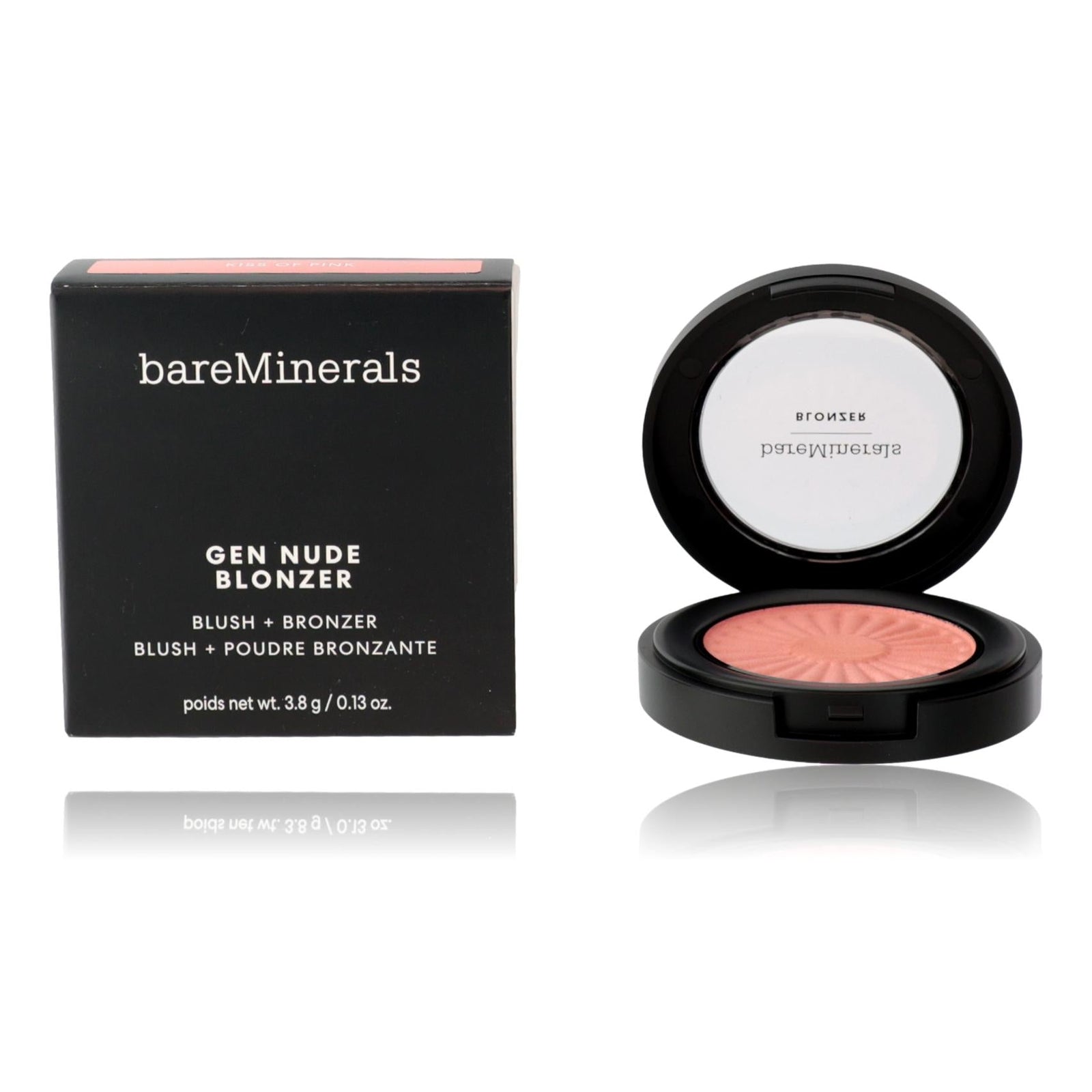 Bare Minerals Gen Nude Blonzer, .13oz Blush & Bronzer Kiss Of Pink - Rochan Shop