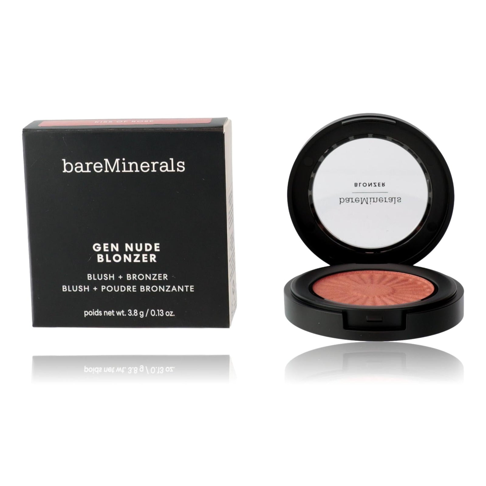 Bare Minerals Gen Nude Blonzer, .13oz Blush & Bronzer Kiss Of Rose - Rochan Shop