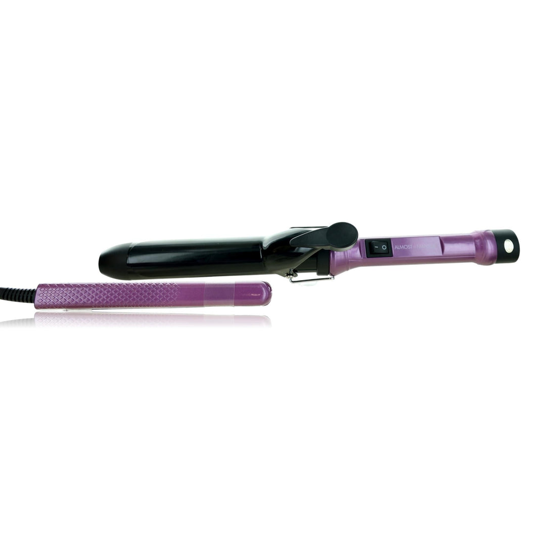 Beach Wave Babe, 2 Piece Set With Curling Wand & Mini To Go Tyrian Purple - Rochan Shop