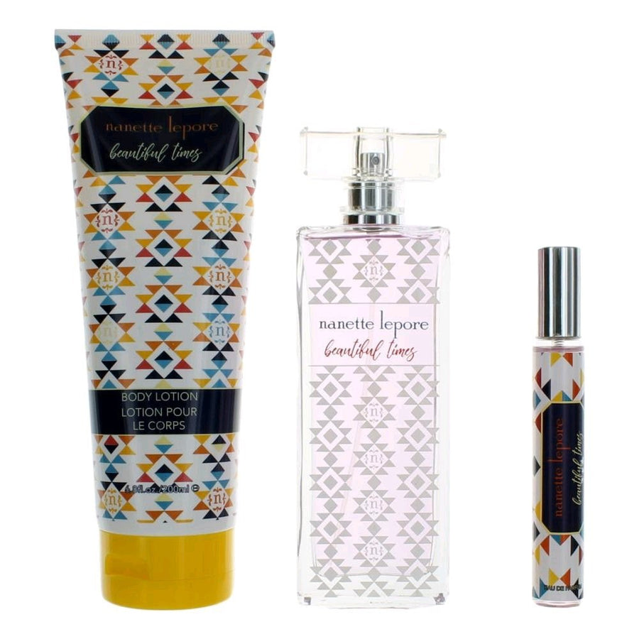 Beautiful Times By Nanette Lepore, 3 Piece Gift Set For For Women - Rochan Shop
