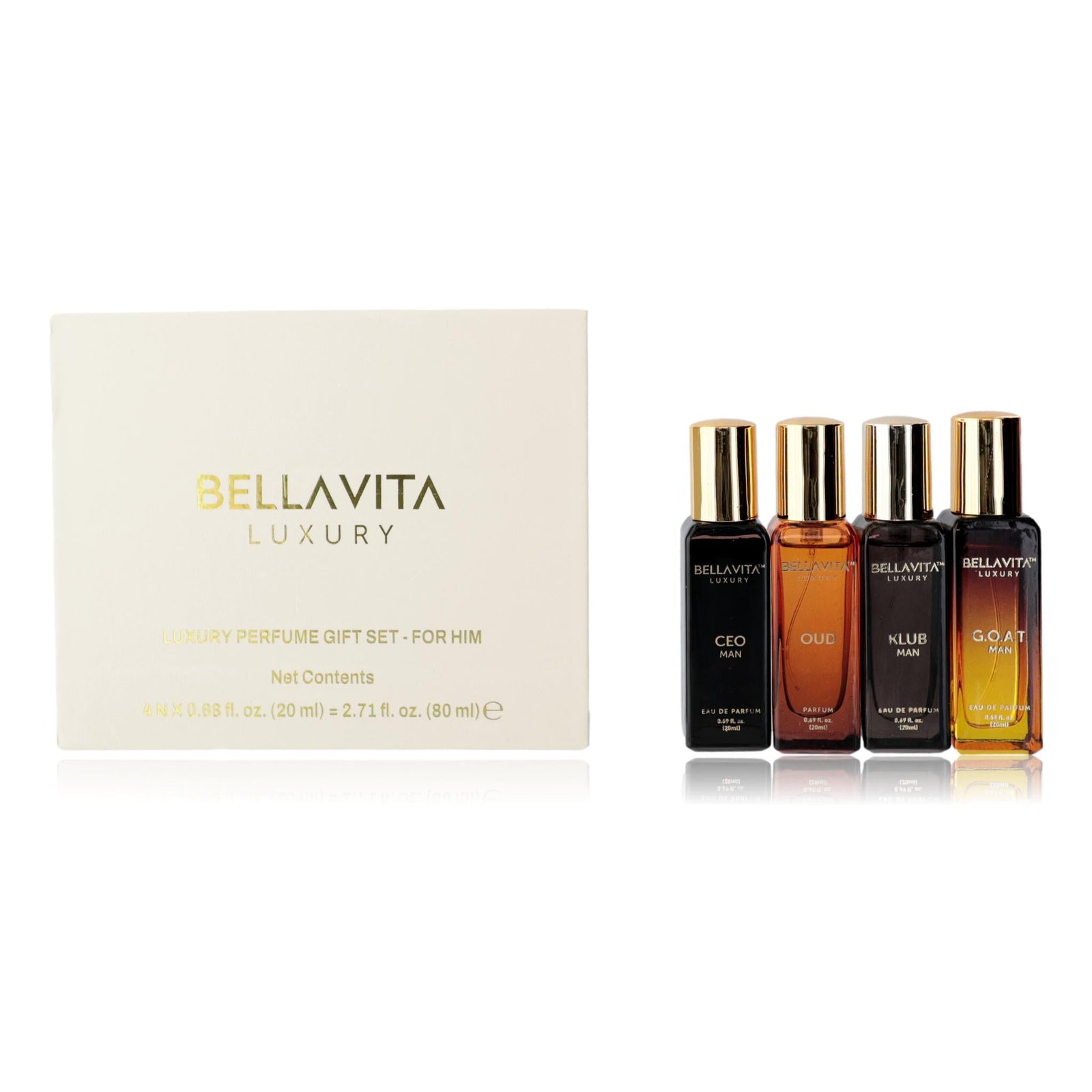 Bellavita By Bellavita, 4 Piece Luxury Gift Set For Men - Rochan Shop