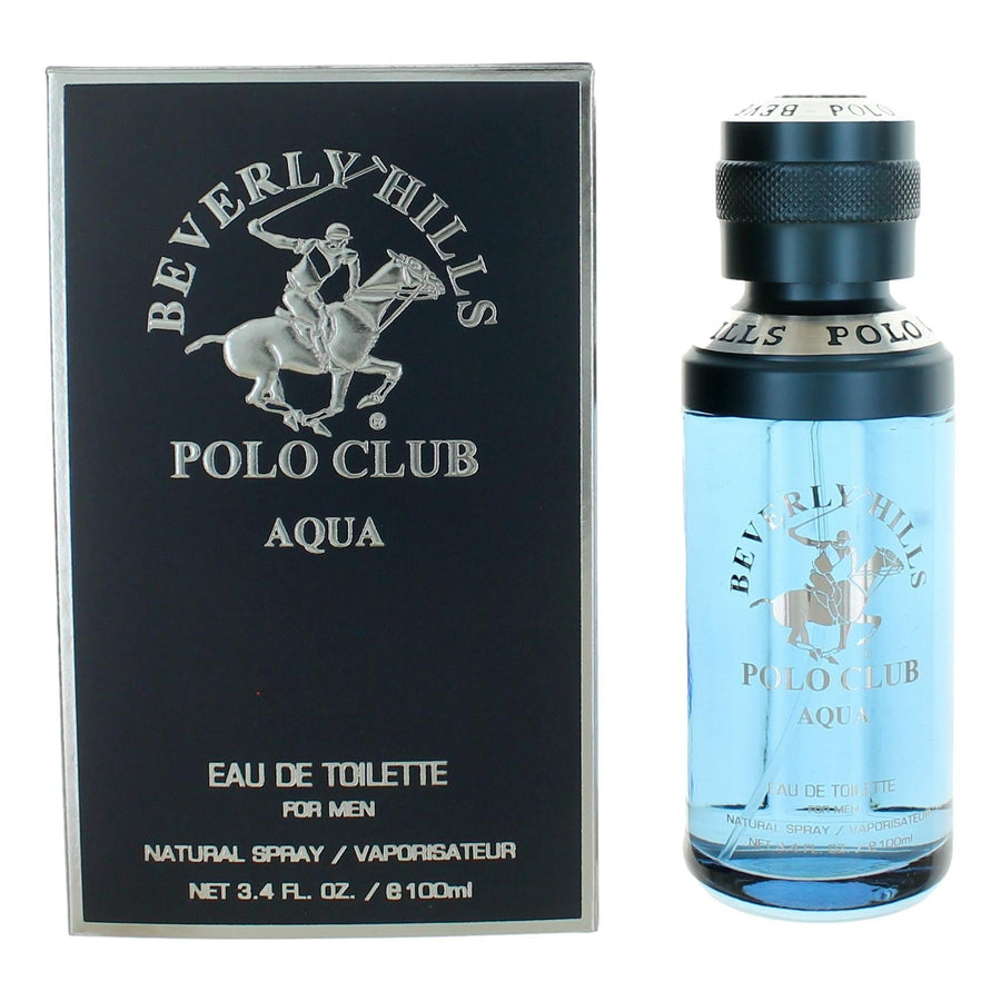 Bhpc Aqua By Beverly Hills Polo Club, 3.4 Oz Edt Spray For Men - Rochan Shop