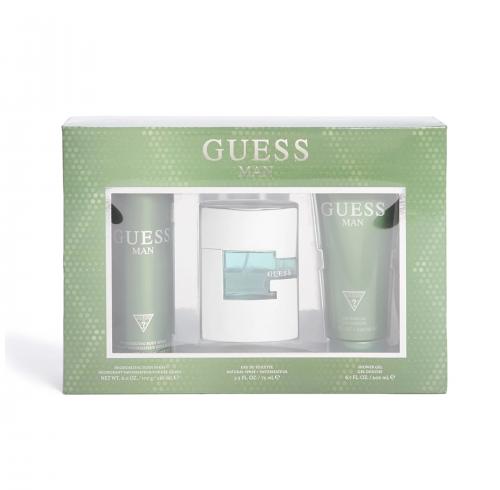 Guess Man 3 Piece Gift Set Guess Men's Gift Sets - Rochan Shop